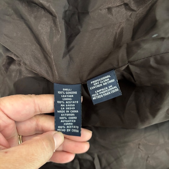 Jones New York Signature Vintage Dark Brown Suede Zip-Up Jacket - Picture 3 of 5